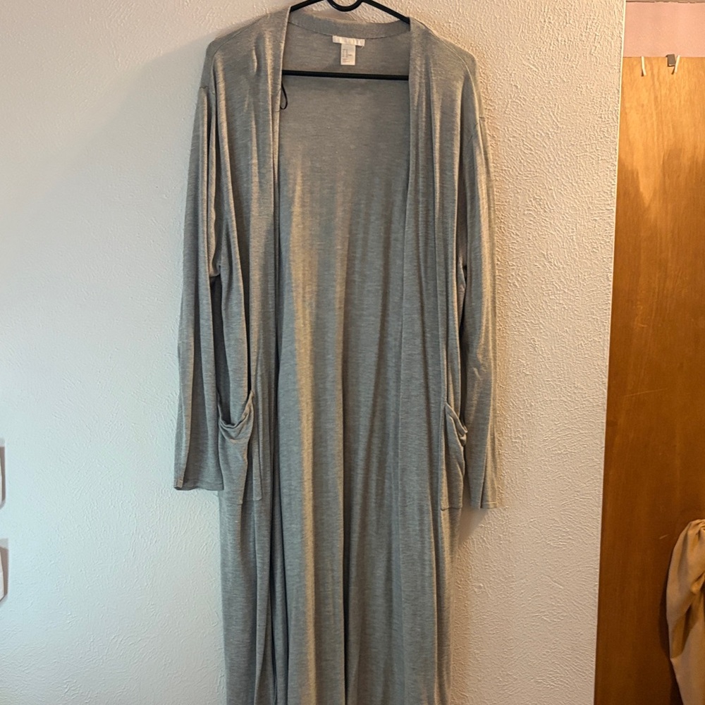 H&M Gray Long Cardigan